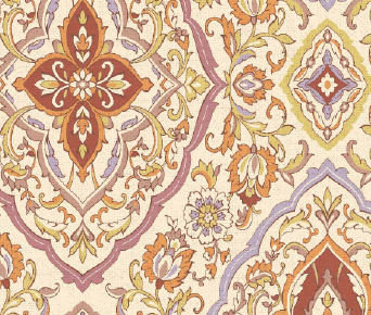 アラベスク柄 生地見本