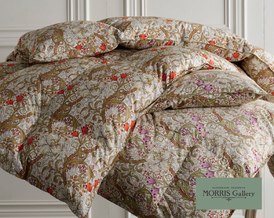 掛けふとん ゴールデンリリー柄